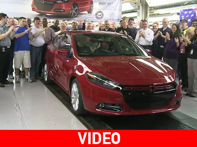 H αμερικάνικη Giulietta (Dodge Dart) πέραση τη γραμμή παραγωγής